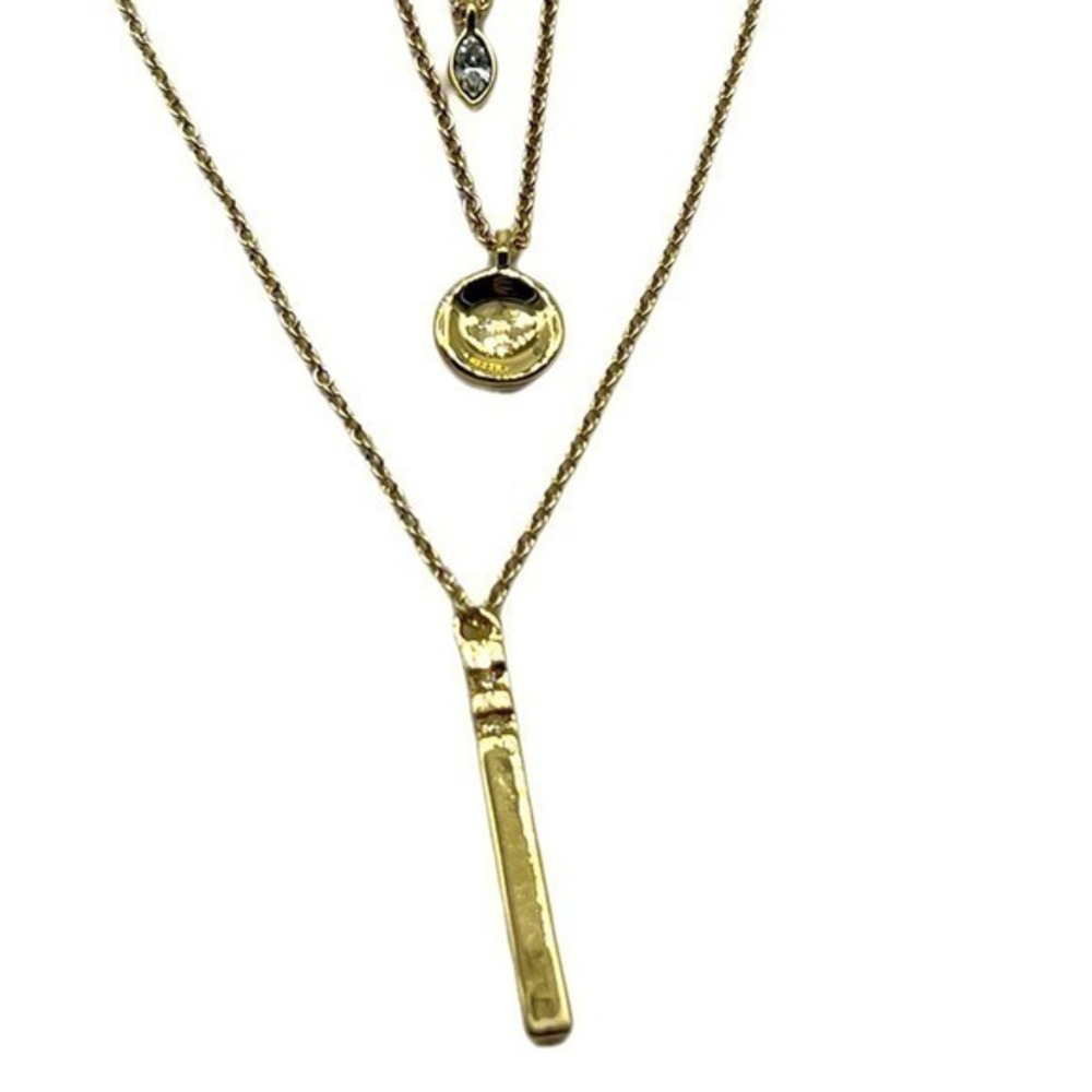 REAL SIMPLE RS Trinity fashion gold three piece necklace set R1019